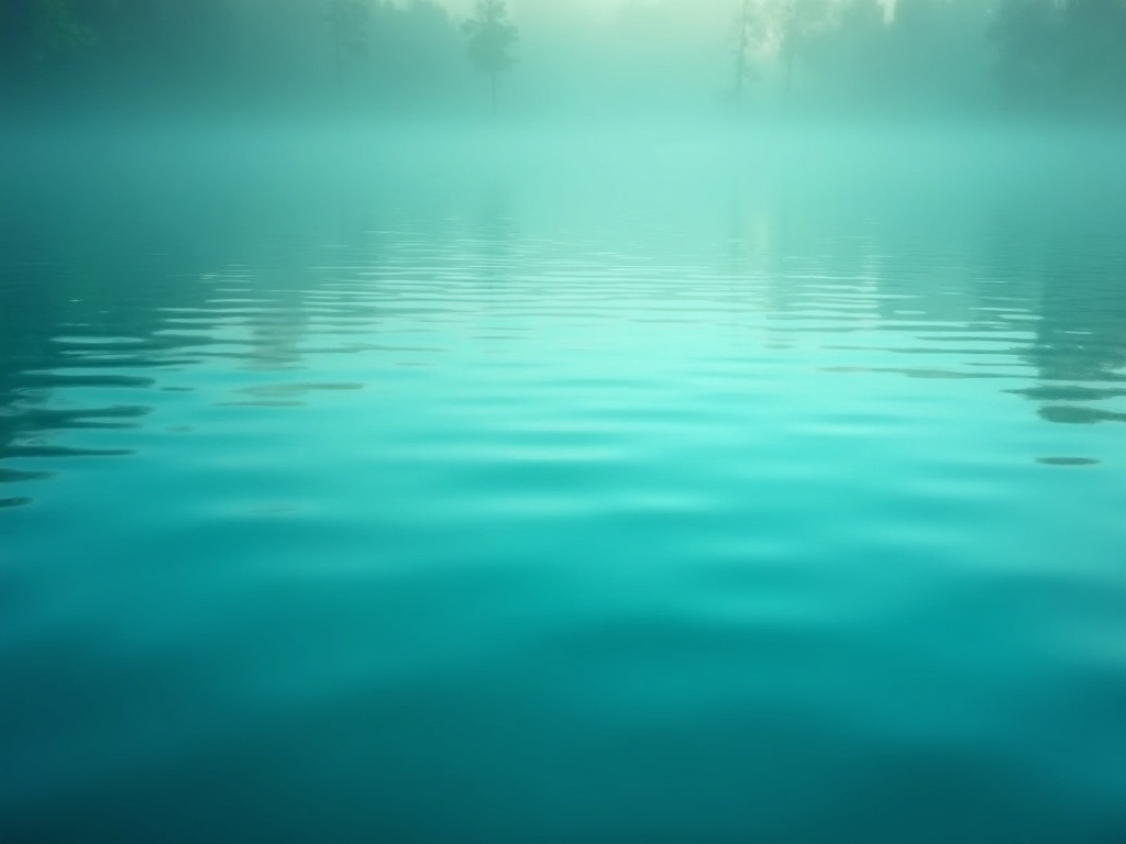 Calm reflective water - stillness and mental clarity
