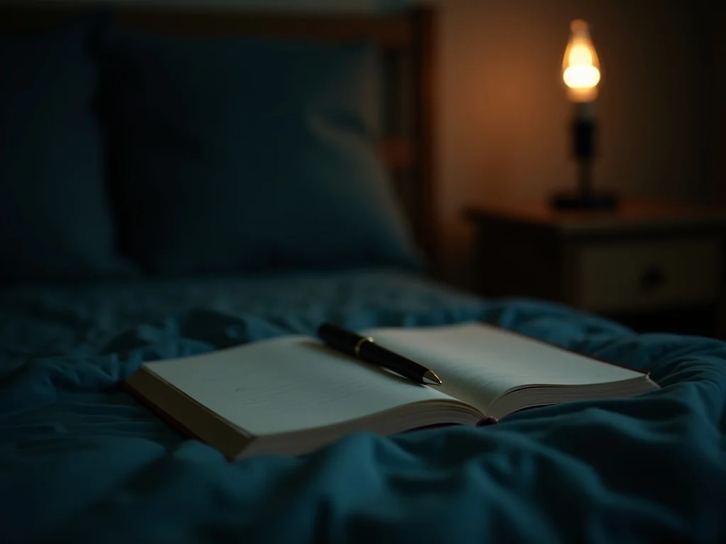Journaling wind-down routine for better sleep
